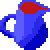 Half full wine jug
